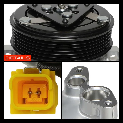 Vista 9 de A-Premium Compresor de aire acondicionado con embrague compatible con Mini Cooper 2007-2016, Cooper Paceman 2013-2016, Cooper Countryman 2011-2016