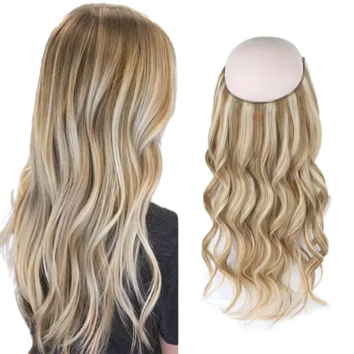Vista 19 de Sassina Extensiones de Cabello con Alambre Invisible Cabello Humano Real con Alambre Transparente Tamaño Ajustable Clips Seguros Naturales Liso