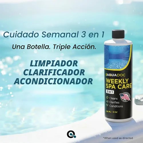 Vista 2 de AquaDoc - Bañera de hidromasaje 3 en 1, cuidado semanal - 8 oz