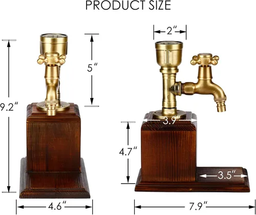 Vista 2 de Dispensador de bebidas Vida Brillante para fiestas, accesorios de bar, regalos para amantes del vino, decoración de cueva de whisky para marido