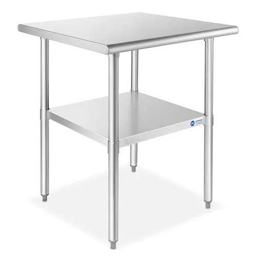 Vista 15 de GRIDMANN Mesa de trabajo de acero inoxidable de 12 x 24 pulgadas, mesa de preparación de cocina comercial NSF con estante inferior para restaurante