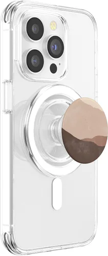 Vista 4 de PopSockets MagSafe PopGrip Boho Desert Brown Moon para iPhone
