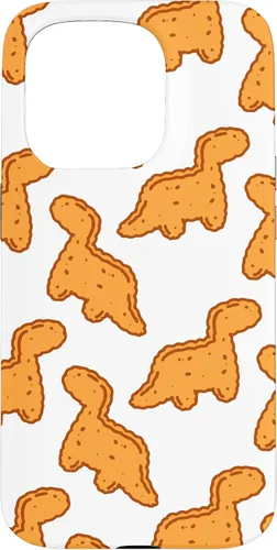 Vista 14 de Cute Dino T-Rex Chicken Nugget Funny Tyrannosaurus Case para iPhone 17