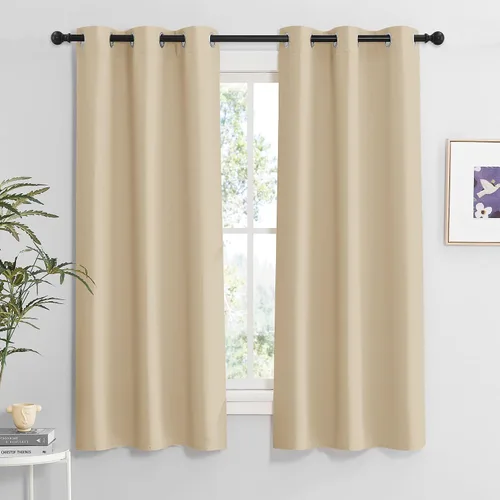Vista 69 de RYB HOME - Cortinas para armario de 36 pulgadas, cortinas para oscurecer la habitación con ojales resistentes a la oxidación, cortinas de Aqua
