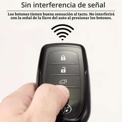 Vista 7 de Funda protectora para llave de coche para Toyota Rav4 Highlander 4Runner Tacoma Tundra Corolla Camry