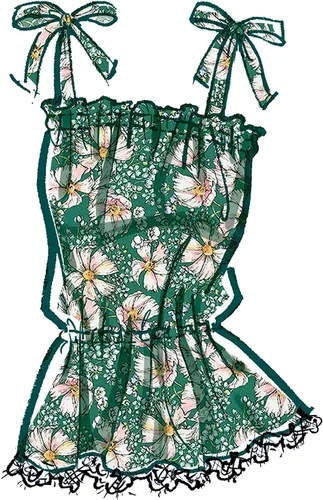 Vista 5 de McCall's Misses' - Kit de patrón de costura elástica en la parte superior, código M8217, tallas XS-S-M, multicolor
