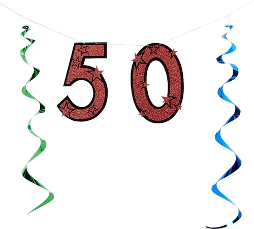 Vista 3 de 30 accesorios de fiesta con purpurina (1 unidad) (1/paquete)