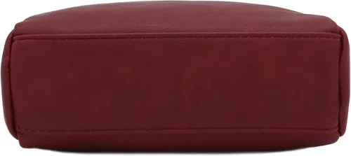 Vista 79 de FashionPuzzle Triple Zip Small Crossbody Bag