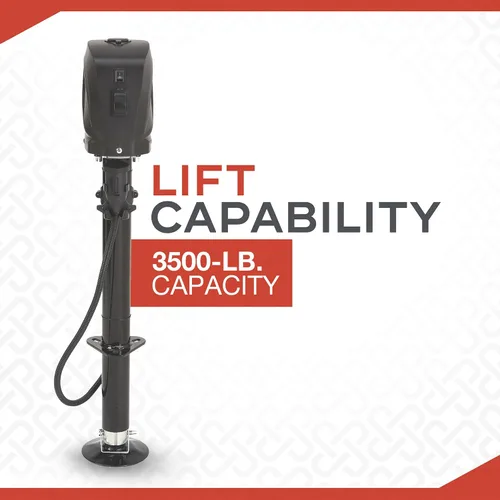 Vista 5 de Ultra-Tow Gato de lengua de remolque eléctrico - 3500 libras de capacidad, 12 voltios