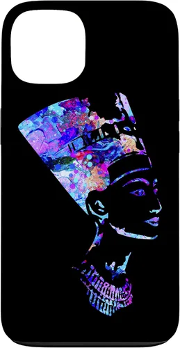 Vista 7 de Funda para iPhone 16 con diseño de reina egipcia Nefertiti