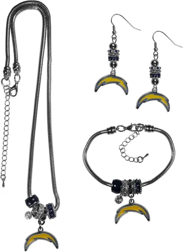 Vista 41 de Siskiyou Sports NFL womens Euro Bead Jewelry 3 piece Set