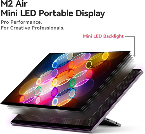 Vista 14 de M2 Air 16" Mini LED 2.5K 240hz pantalla táctil Monitor portátil con un lápiz óptico