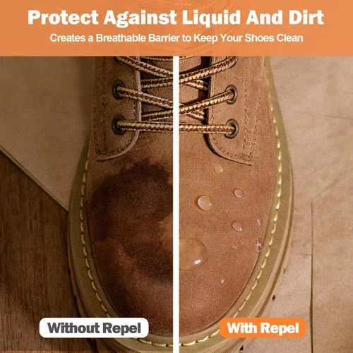 Vista 2 de Shoe Protector Spray - 6.76oz Professional Waterproof Stain Guard Advanced Nano Protection for Suede,Leather,Fabric