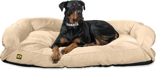 Vista 28 de K9 Ballistics Tough Bolster Cama Sofá Almohada Anidable para Perros para Razas Toy y Extra Pequeñas - Duradera, Resistente al Agua con Funda