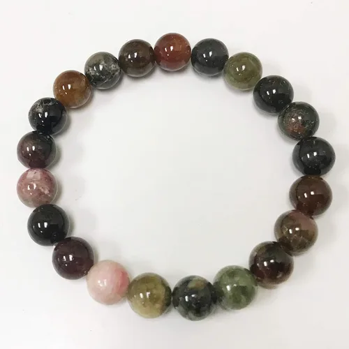 Vista 526 de Gem Avenue Handmade Round Bead Stretch Bracelet Unisex Natural Stone Beaded Jewelry for Men & Women, Elastic Wristband for Daily Wear