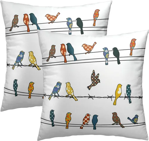 Vista 12 de Fundas de Almohada de Bosque de Pinos 22x22 Juego de 2, Fundas de Almohada Decorativas de Árboles de Abeto y Cedro Verde Nieve Beige de Invierno