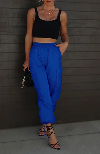 Vista 3 de GIFTIME Pantalones cargo para mujer con bolsillos
