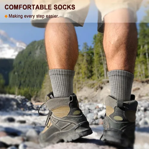 Vista 6 de BULLIANT Calcetines de compresión atléticos para hombre, transpirables y con suela acolchada