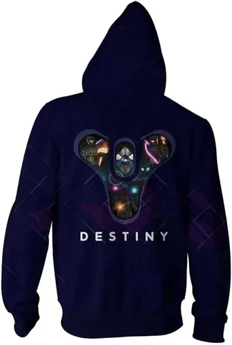 Vista 3 de CHLOBLOM Game Hoodie Pullover Sweatshirt Cosplay Costume Zip Up Jacket for Unisex