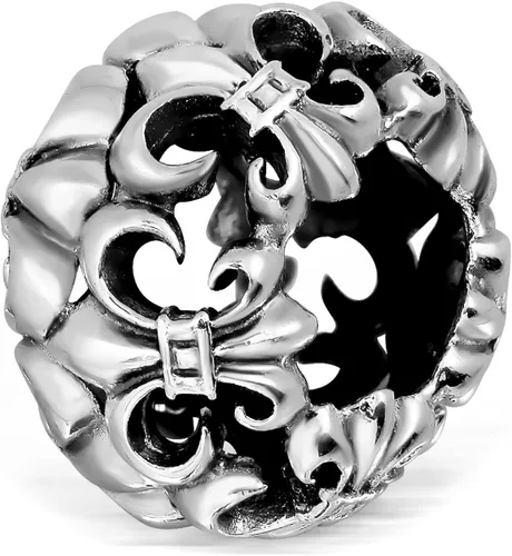 Vista 3 de withlovesilver Plata de ley 925Circonia Patrón Scout Flor Bola Bead Colgante