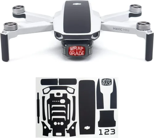 Vista 9 de Wrapgrade Skin compatible con DJI Mavic Mini Color decorativo