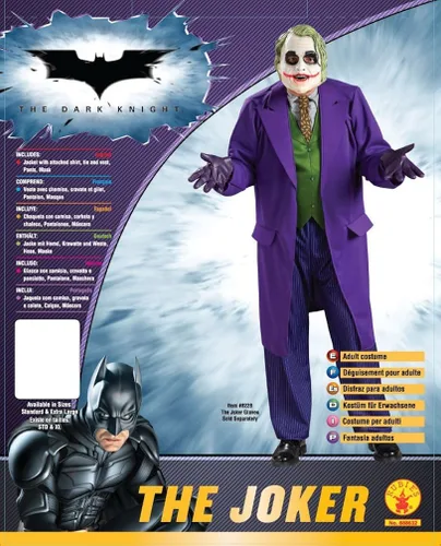 Vista 2 de Disfraz Batman The Dark Knight Deluxe El Guasón