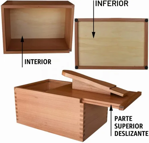 Vista 6 de FOOTMATTERS Shoe Shine Valet Box - Cuidado de botas y zapatos de madera dura Kit de pulido e impermeable