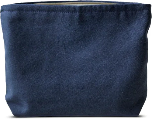 Vista 11 de HAPPYHEIDI Bolsa de maquillaje grande bolsa de cosméticos de viaje, bordado Teabreak Negro Floral