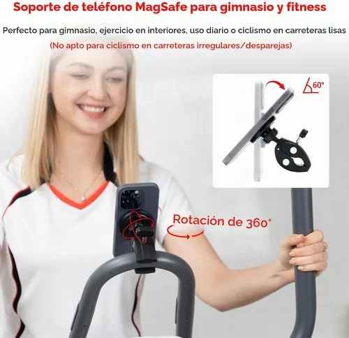 Vista 3 de PROfezzion Soporte magnético de teléfono para gimnasio para MagSafe