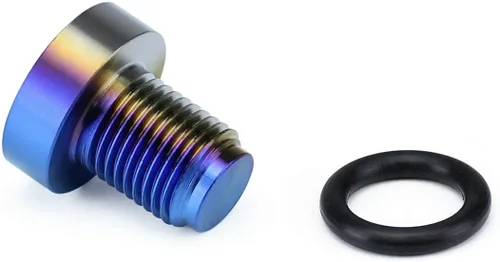 Vista 5 de Tornillo de purga de refrigerante de titanio reemplaza el plástico OEM HW22-1001