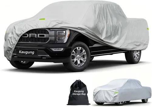 Vista 36 de Kaugung - Cubierta impermeable para camioneta, 7 capas resistentes, ajuste completo para Mitsubishi Raider 2006-2010, para todo clima, protección