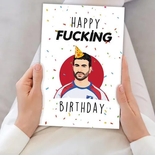 Vista 5 de BENNLOOS Divertidas tarjetas de cumpleaños de Roy Kent, regalos para él