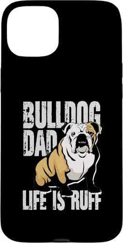 Vista 9 de iPhone 12 mini Bulldog Dad Life Is Ruff Funda propietaria de Bulldog Inglés