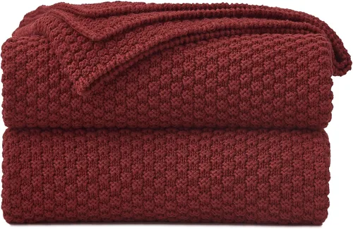 Vista 19 de Longhui bedding - Manta de punto negra para sofá, suave, acogedora, lavable a máquina, 100% algodón, manta de sofá, pesada, de 2.5 libras, bolsa