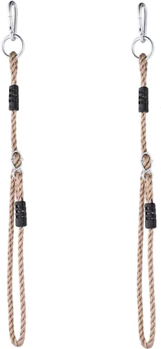 Vista 6 de 2 correas de nailon ajustables de longitud resistente para colgar en el árbol (250 libras limitadas/cada una) para columpios al aire libre, hamacas