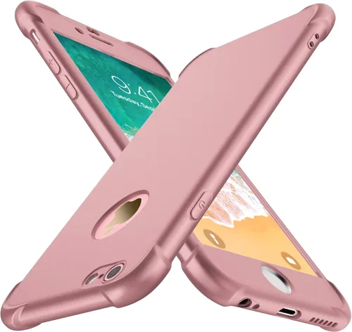 Vista 24 de ORETECH - Funda diseñada para iPhone 5/5S / SE (2016), con [2 protectores de pantalla de vidrio templado] cuerpo completo de 360° para iPhone SE