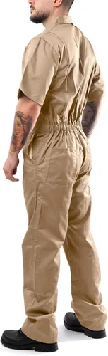 Vista 4 de Kolossus Overoles para hombre de manga corta - Mezclado - Mono de trabajo para hombre