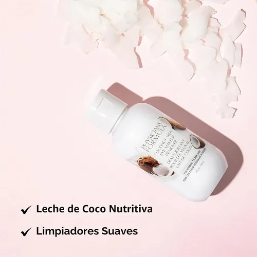 Vista 5 de Physicians Formula Removedor de maquillaje de ojos con leche de coco, impermeable, probado por dermatólogos, sin aceite, para pieles sensibles, 2