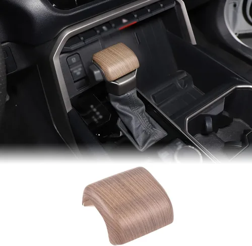 Vista 23 de Aunginsy Cubierta de freno de mano para palanca de cambios de automóvil, compatible con Toyota Tundra 2022+, Sequoia 2023+ y Tacoma 2024+, perilla