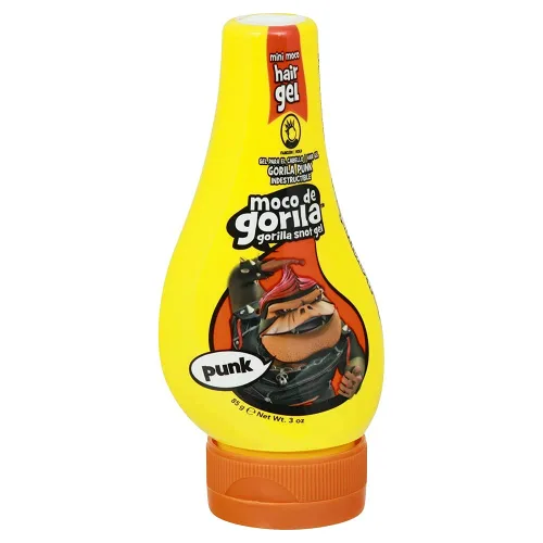 Vista 2 de Moco De Gorila Gorilla Snot Gel para el cabello, tamaño mini punk de viaje, (3 onzas, paquete de 4, punk)