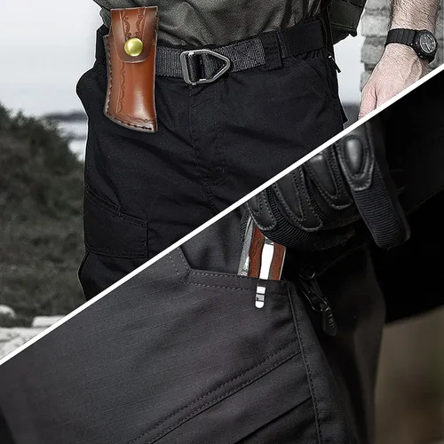 Vista 8 de Cuchillo de bolsillo de Damasco AUBEY con clip, cuchillos plegables con hoja de acero Damasco VG10, mango de madera, cuchillos EDC plegables