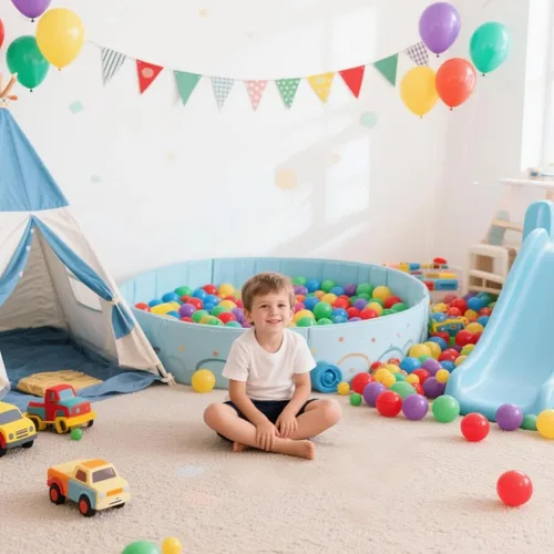 Vista 6 de GOGOSO Pelotas de Piscina de Pelotas para Niños Pequeños, Pelotas de Juego de Plástico para Bebés, Pelotas Suaves de Colores Pastel para Niños No