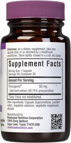 Vista 2 de BLUEBONNET NUTRICIÓN PICNOGENOL 50 mg