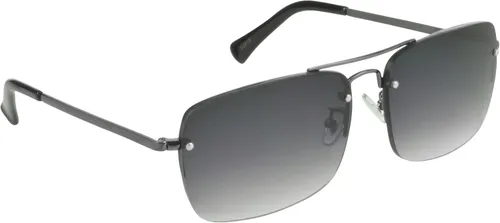 Vista 9 de proSPORT Gafas de sol Lectores Lente Completo Cuadrado Aviador Sin Montura Metal Plata Oro Gradiente Gris Marrón Tinte Hombres Mujeres NO BIFOCAL