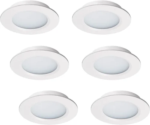 Vista 7 de Luces LED de 12V para RV, Barco, Remolque, Camper - Control táctil de 3 temperaturas de color, luz empotrada mini de bajo voltaje regulable, paquete