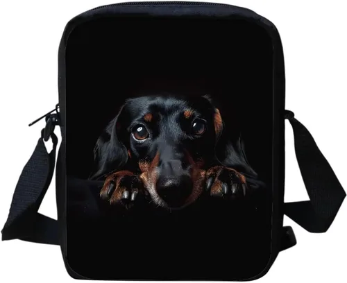 Vista 50 de HUGS IDEA Animales Cara Pequeña Crossbody Bolsos Bolso De Hombro Bandera estadounidense