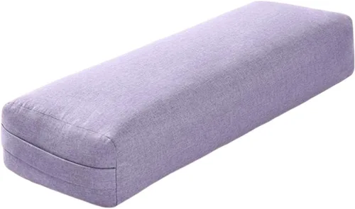 Vista 7 de Generic Cojín de apoyo prémium para yoga para mayor comodidad, almohada de meditación rectangular larga con asa de transporte