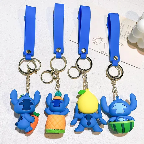 Vista 7 de rongji jewelry Llaveros divertidos de puntada, llavero de PVC con diseño de ángel de puntada, adorno para llaves, mochila, bolsa, teléfono