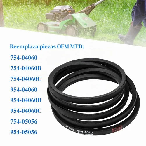 Vista 3 de 954-04060C - Cinturón de cubierta de 1/2" x 96-1/2" para cortacésped Troy Bilt de 42 pulgadas, sustituye a MTD, Troy-Bilt, Craftsman, Cub Cadet