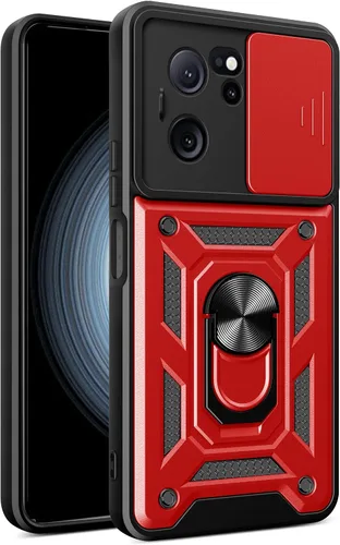 Vista 227 de Compatible con Tecno Pova Neo 2 Bracket Shell, con cubierta deslizante para lente de cámara compatible con Tecno Pova Neo 2 LG6n Case Negro